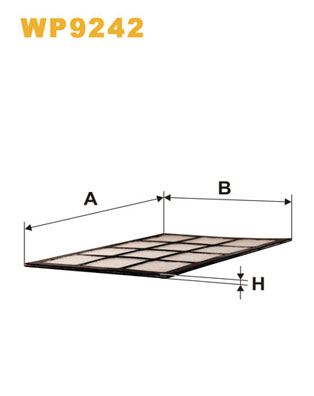 WIX FILTERS Suodatin, sisäilma WP9242